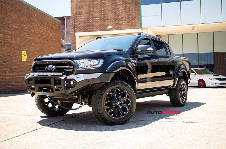 FORD RANGER ASSAULT GLOSS BLACK MILLED ACCENTS